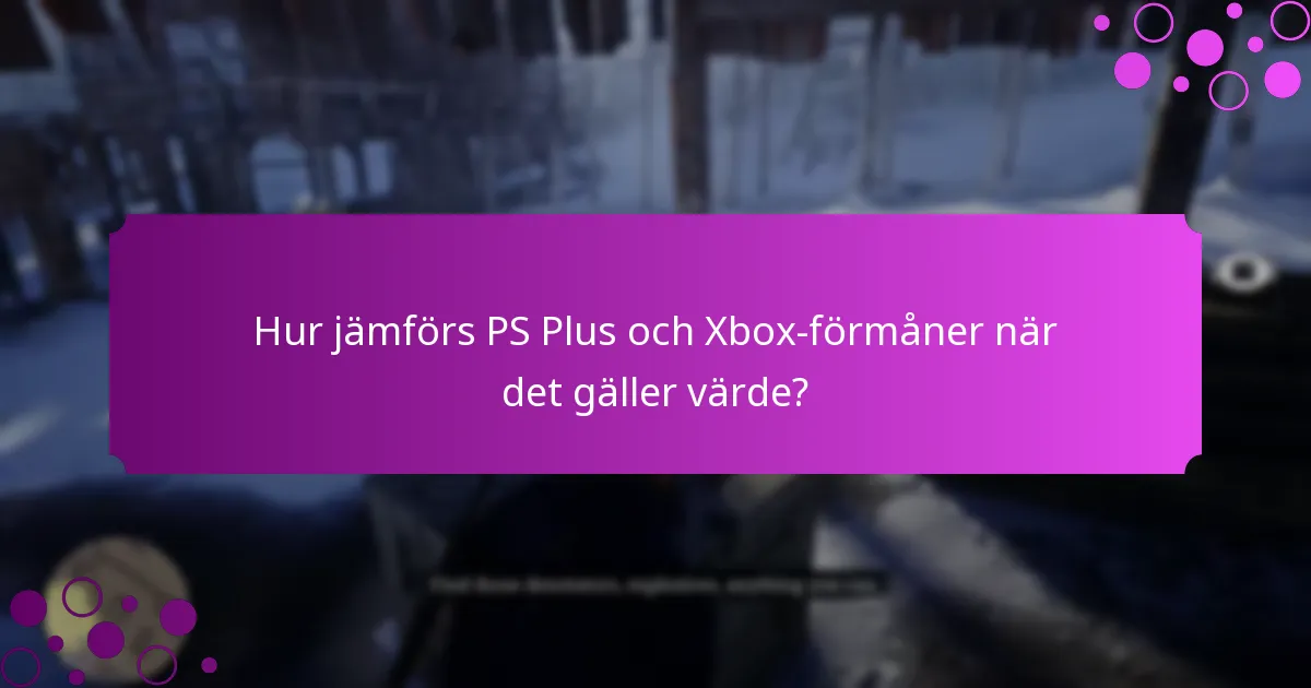 Vilka exklusiva föremål finns tillgängliga genom PS Plus och Xbox kampanjer?